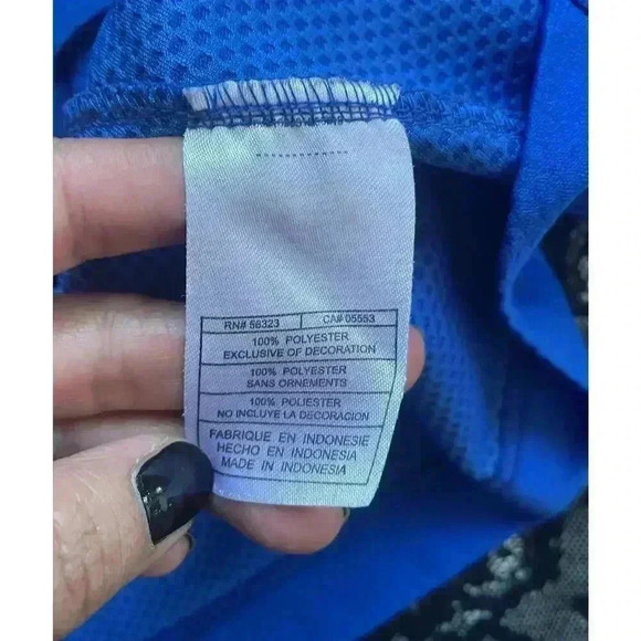 Buckeye 1/4 Zip Activewear Polo Shirt Short Sleeve XL Nike Fit Dry Team - Picture 6 of 8